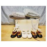 Lot of Childrens Items in Wooden Crate