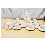 Coffee Set Demi-Tasse Sized Cups