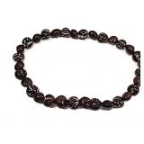 Hawaiian Brown Wooden Nut Lei 28' Necklace
