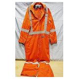 Safety Pioneer Coveralls 46 Tall Orange  Reflectiv