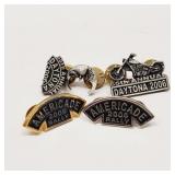 Lot of 4 2006 Motorcycle Lapel Pins