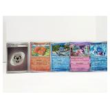 Lot of 5 FOIL Pokemon Cards