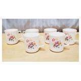 Set of Floral Coffee Mugs