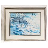 Michael Dumas Wolf Print 27 x 32'