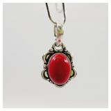 Red Agate Pendant
