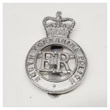 Vintage British Police Cap Badge South Yorkshire