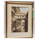 Bridge of Sighs in Venice Italy Albumen Photograph