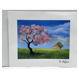 David Najar Lithograph Print w COA 12.5 x 10