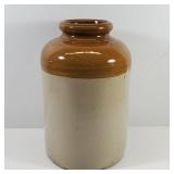 Two-tone Stoneware Storage Jar or Crock