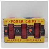 Antique Poker Chips in Original box