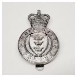 Vintage British Police Cap Badge Hull City