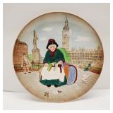 10' Vintage Royal Doulton Plate Silks & Ribbons