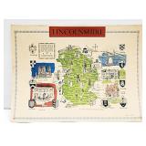 Map of Lincolnshire 13'x 18' 1961