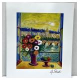Jean Claude Picot Lithograph Print COA 11.5 x 10'
