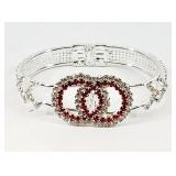 Crystal Hinged Bracelet