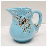 Golden Turquoise Wade Made England Pitcher