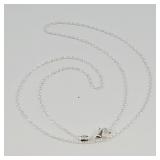 Silver Chain Necklace Stamped 925 20'