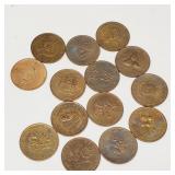 1967 Canadian Tokens Lot