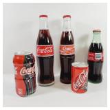Lot of Collectible Vintage Coca Cola Bottles