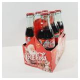 Case of Santa Claus Coca Cola Bottles