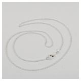 Silver Chain Necklace Stamped 925 22'
