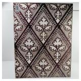 Antique Hand Painted Door Insert 1800's