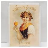 Stroh's Extra Beer Poster Detroit Michigan 11' x16
