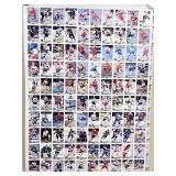 #7126 of 7500 1991 Uncut Sheet Hockey Cards 1992
