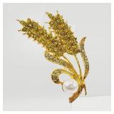 Crystal Brooch