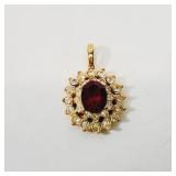 Red Crystal Pendant