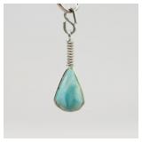 Larimar Hand Wired  Pendant