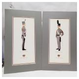 2 Military Prints 16' x 18'