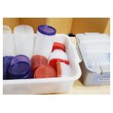 Large Lot of Plastic storage Containers
