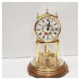 German Anniversary Clock Glass Cloche