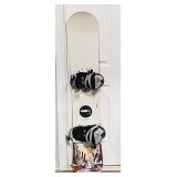 Vintage Lamar Snowboard w Bindings Handmade in USA
