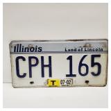 Vintage Illinois License Plate