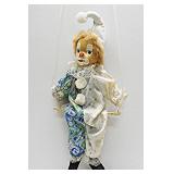 Vintage Marionette Clown Doll