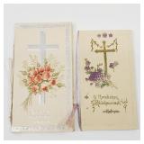 2 Antique German Confirmation Cards