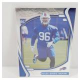 Carlos 'Boogie' Basham Football Rookie Card