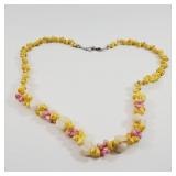 BOHO Beach Shell Necklace 20' Vintage