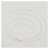 Silver Chain Necklace Stamped 925 24'