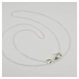Silver Chain Necklace Stamped 925 17'