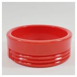 1960's Coral Colored Wide Lucite Bracelet