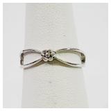 Silver Ring Stamped 925 Size 6