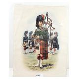 Print Piper of The Scots Guards by Chas Stadden