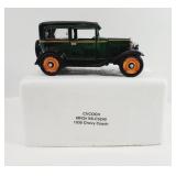 Diecast Car 1930 Chevy Coach Green