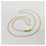 Chain Necklace Stamped 18kt Gold Filled 20'