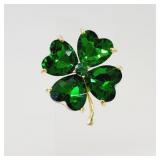 Four Leaf Clover Brooch