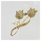 Tulip Flower Brooch
