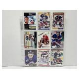 Lot of 9 Bob Essensa Hockey Cards